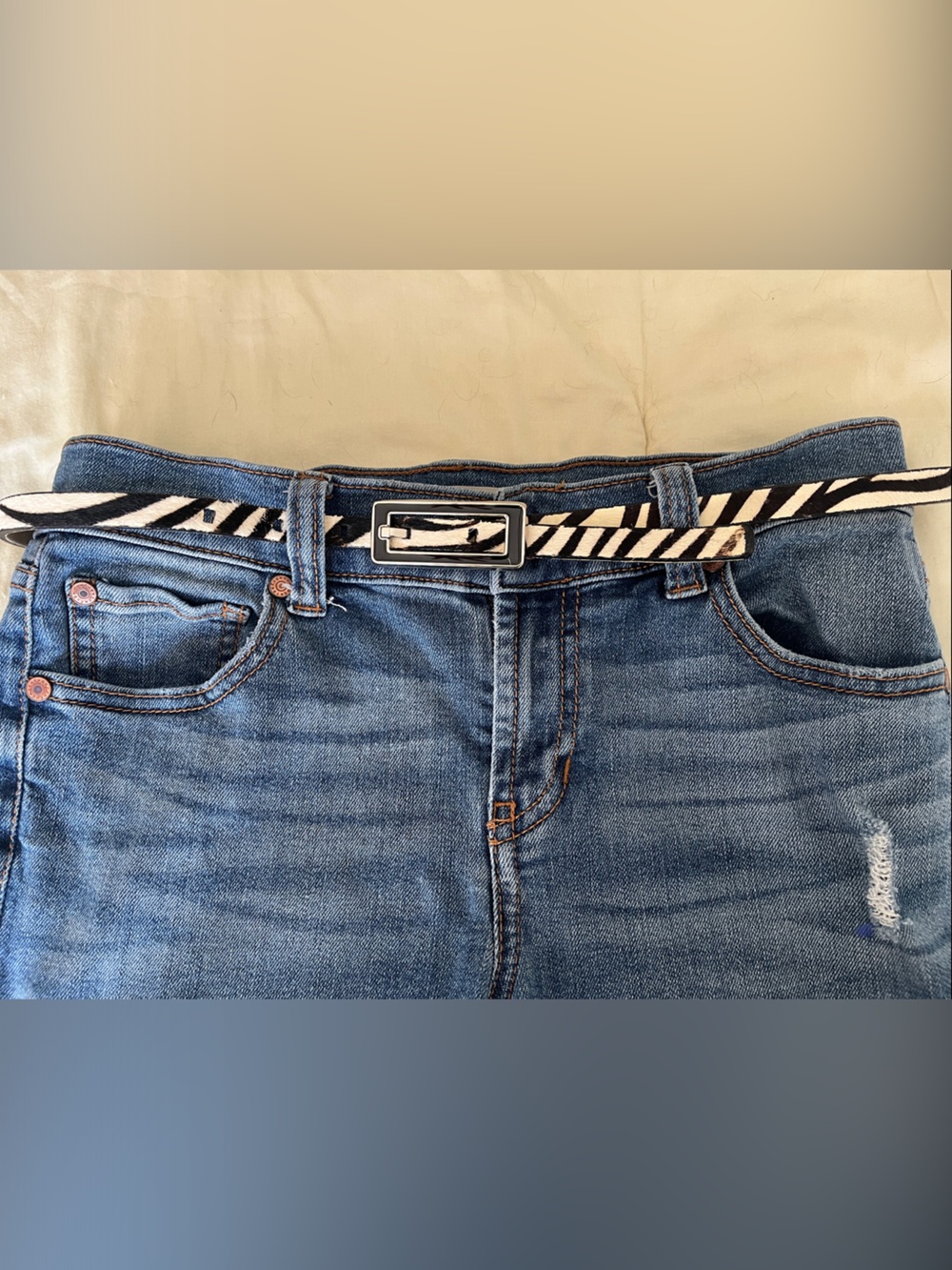 Calvin Klein Zebra Belt